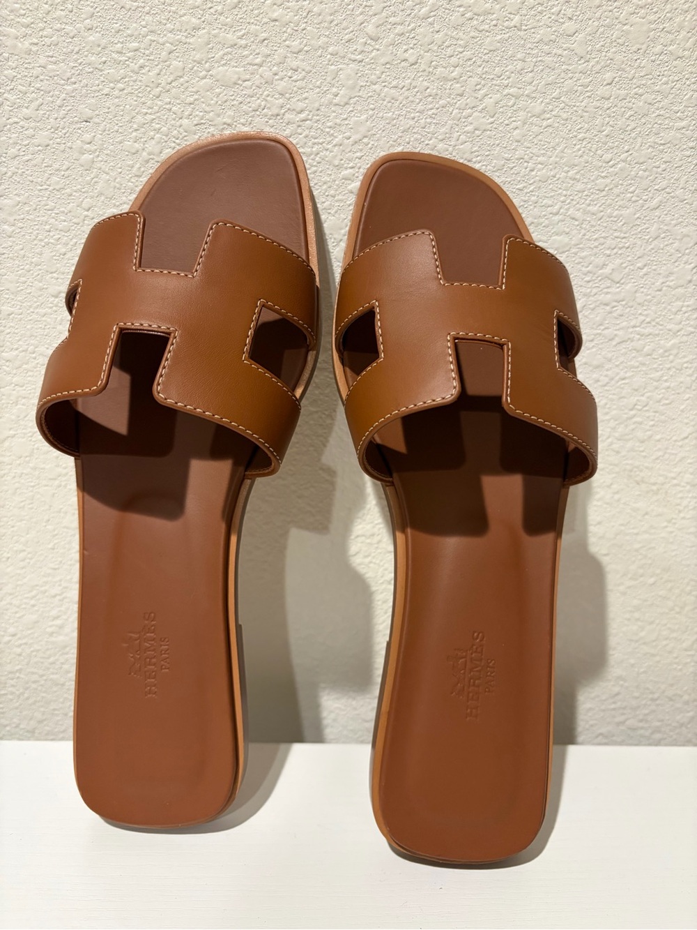 Hermes Oran Sandals Size 38.5